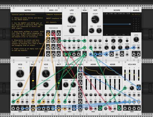 Sound Design Fundamentals Course in VCV Rack